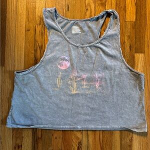 🌟 3/$20 Eligible! Colsie Gray Tank Top with Desert Print